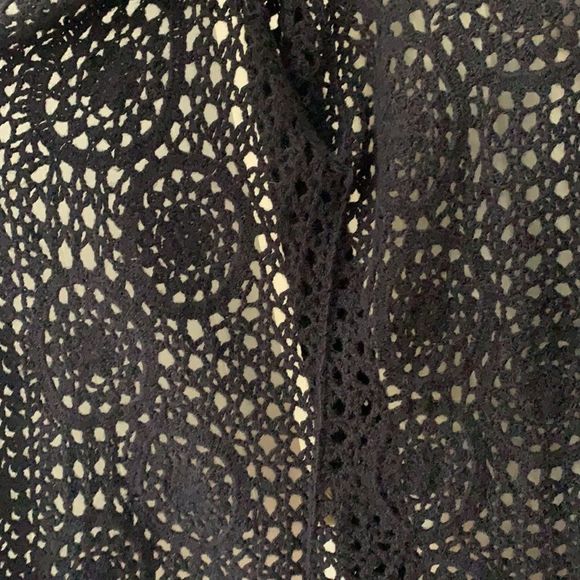 LAUNDRY || Shelli Segal Alpaca Black Knit Cardigan - Picture 3 of 4